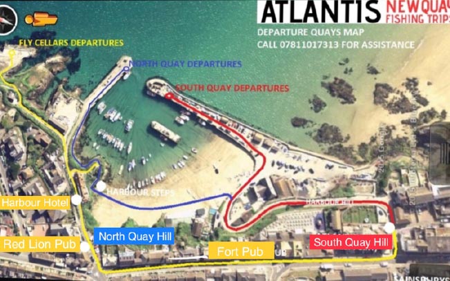 Departure Quays Map
